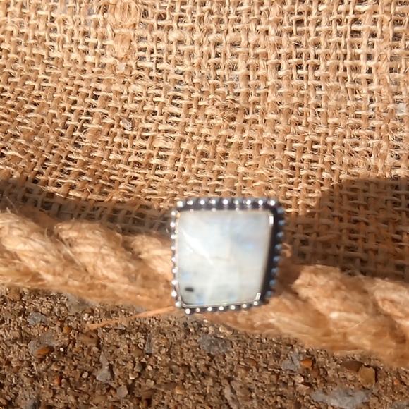 Hand Crafted Jewelry - Moonstone ring size 6.25